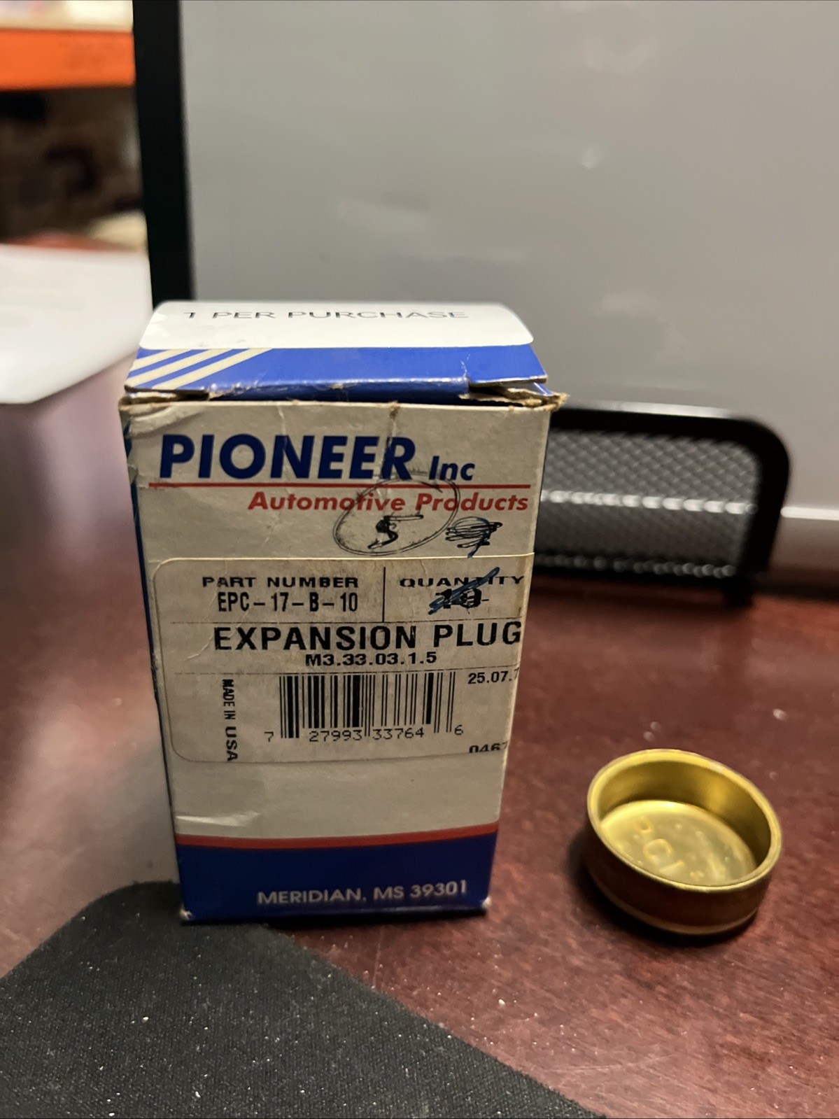 Pioneer Freeze Plug Expansion Plug EPC-17-B-10 - Image 3