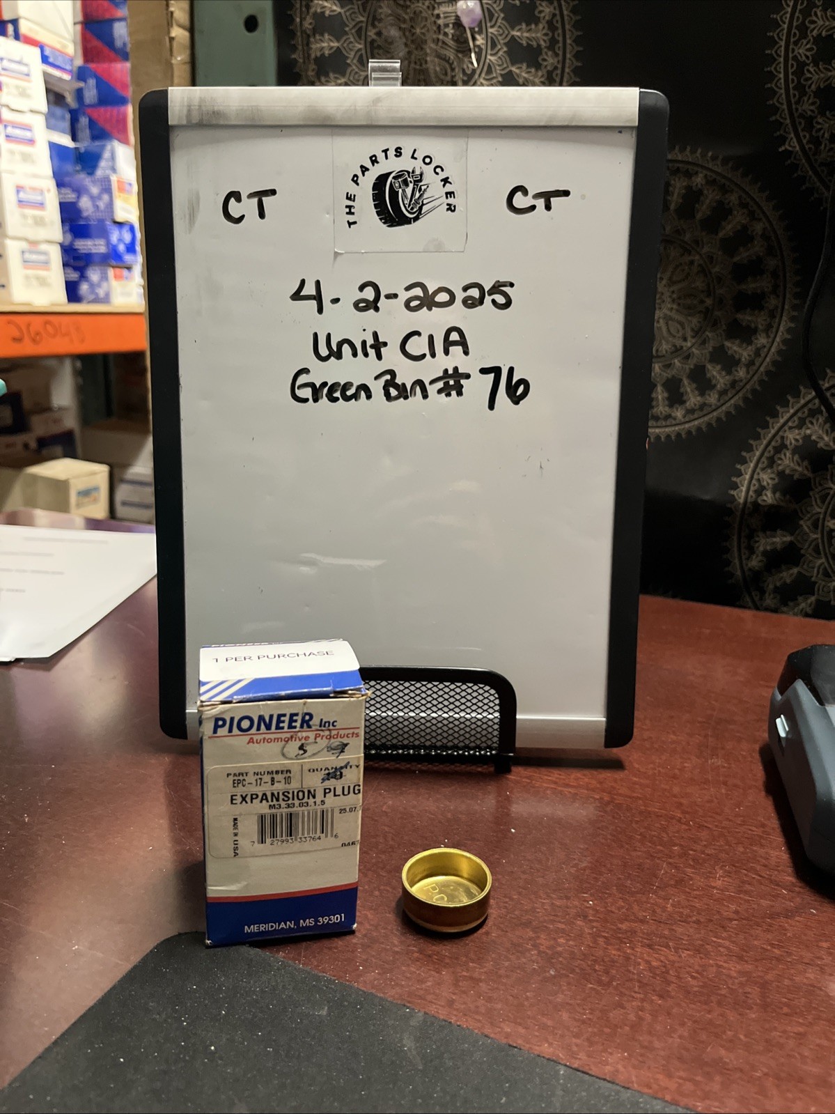 Pioneer Freeze Plug Expansion Plug EPC-17-B-10