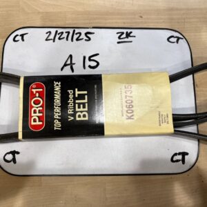 Pro-1 V Ribbed Serpentine Belt Replaces Dayco 5060735 & Gates K060735