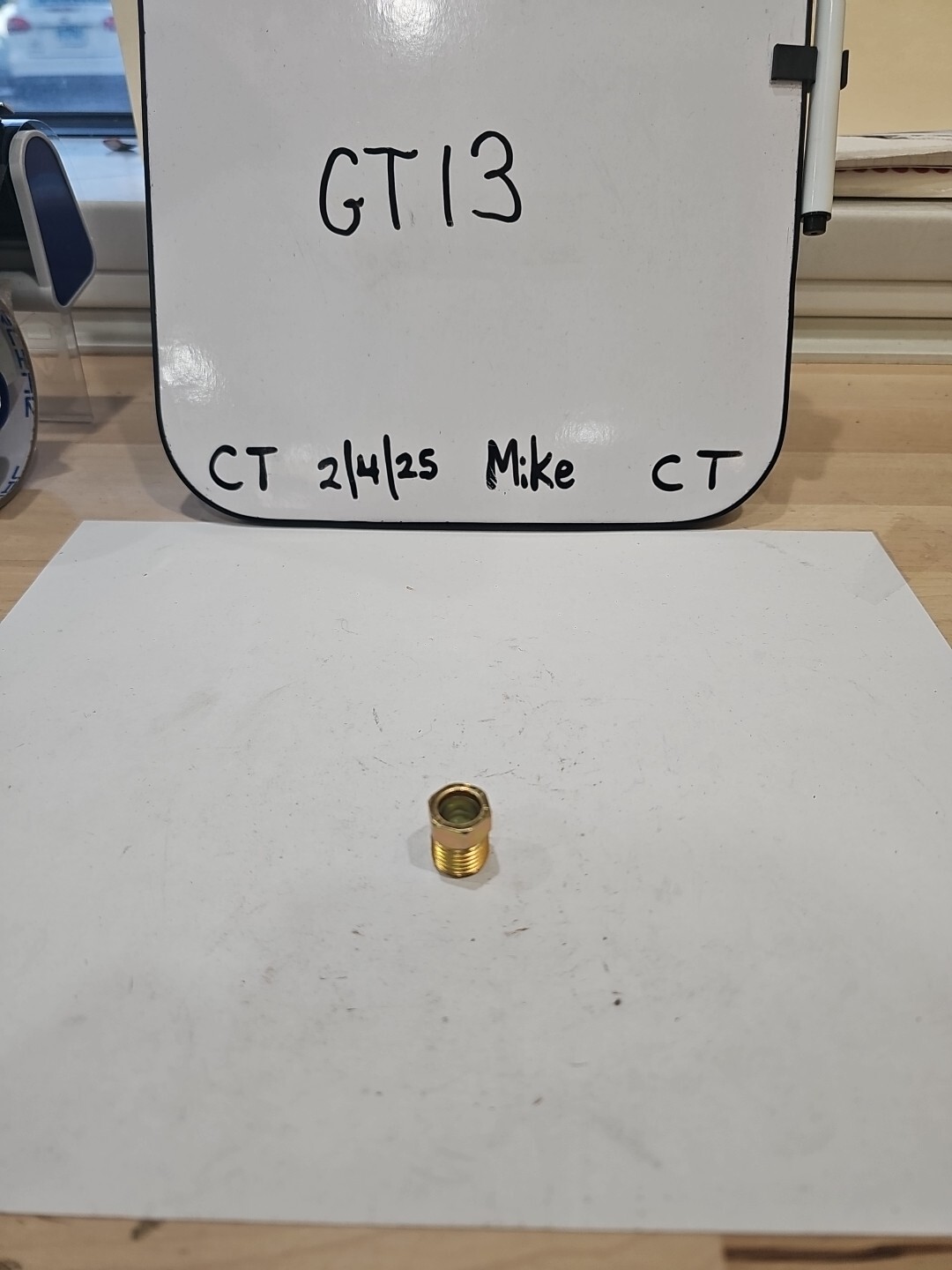 (Qty 1) FMSI 3006 Standard Steel Invert Flare Tube Nut - 5/16"x1/2" 20 TPI -