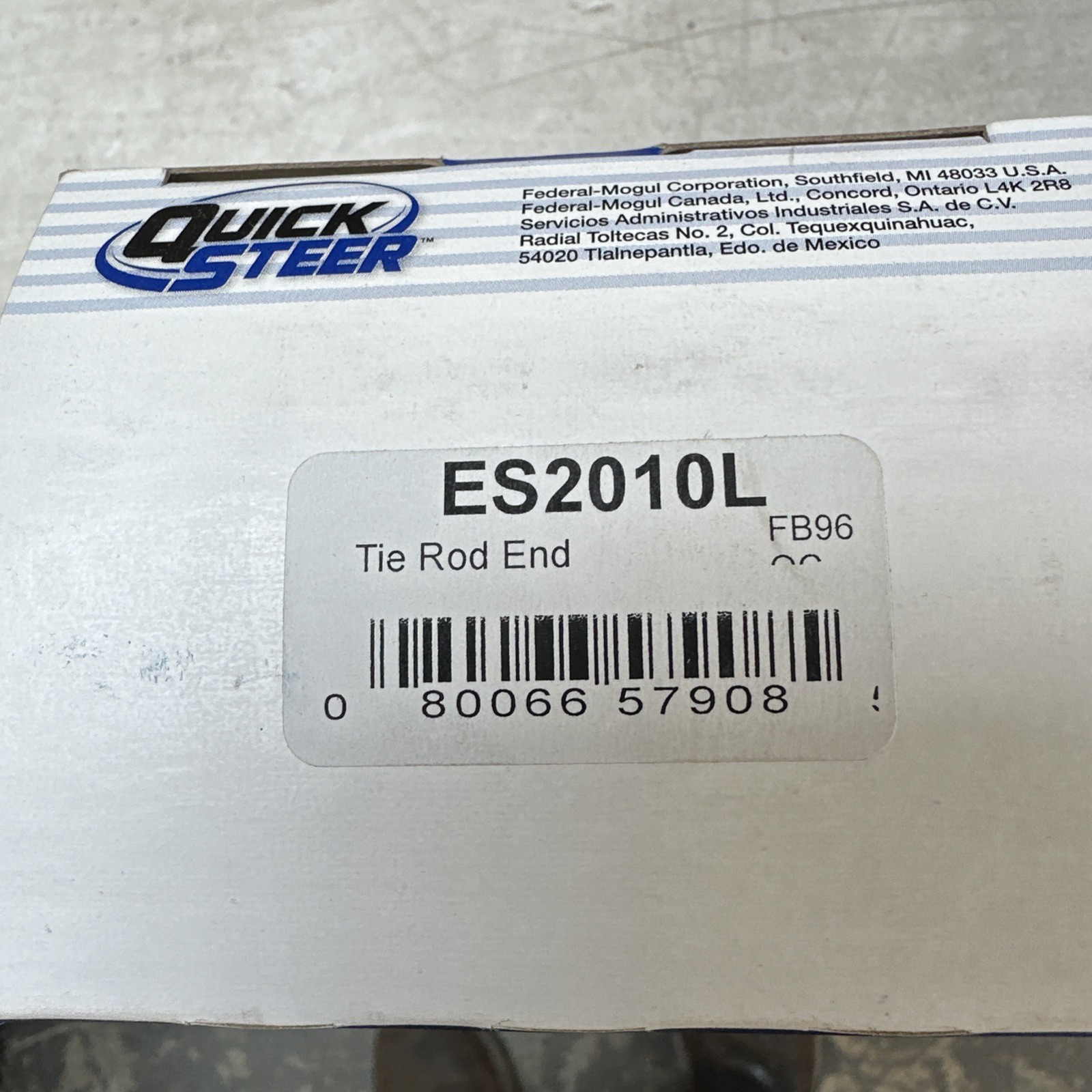 Quick Steer ES2010L Steering Tie Rod End For 76-93 Dodge W200 W250 W300 W350 - Image 3