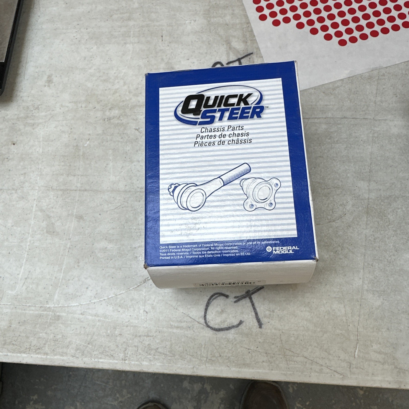 Quick Steer ES2010L Steering Tie Rod End For 76-93 Dodge W200 W250 W300 W350