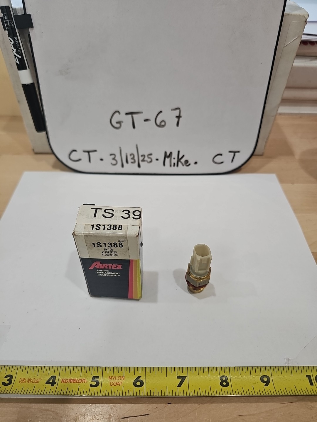 Radiator Fan Switch Airtex 1S1388