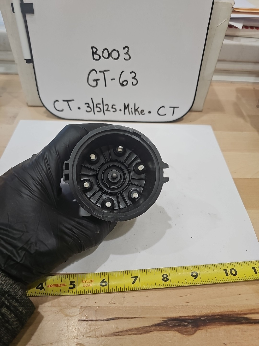 Rare OEM YEC YD-202 Nissan Datsun 22162-E3001, Distributor Cap Fairlady 240/260Z - Image 3