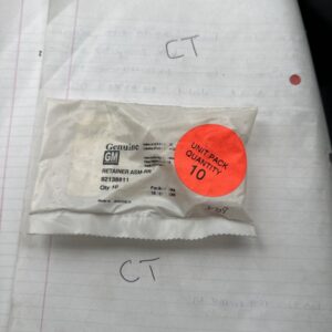Retainer, GM Part Number 92138811, Bag of 10, A239
