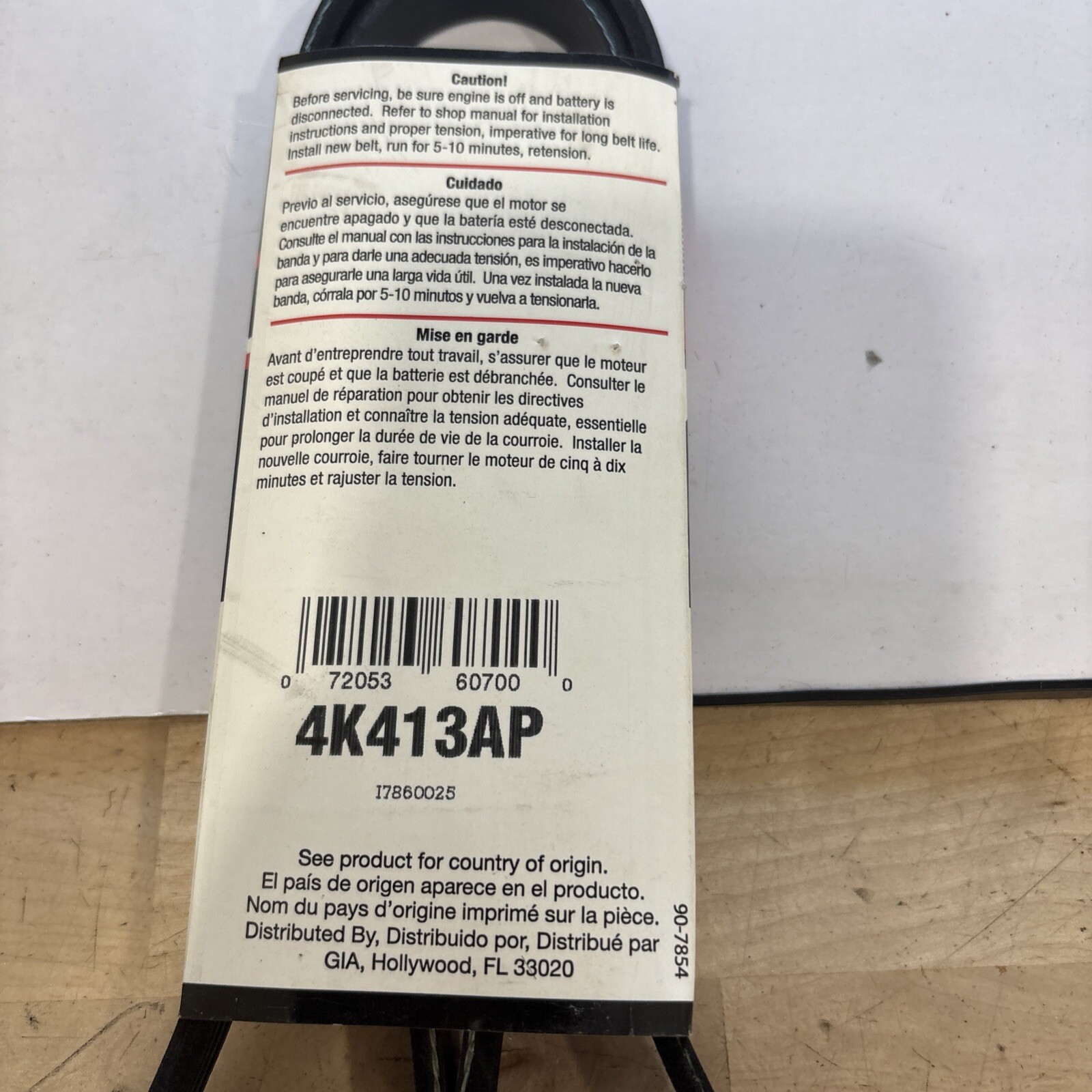 RoadMAX 4K413AP V-Ribbed Belt 9/16” x 41-1/8” - Image 4