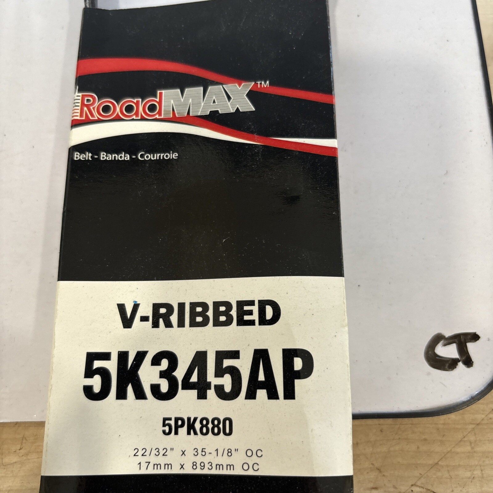 RoadMAX 5K345AP Serpentine Belt fits 90-14 Subaru Impreza Forester Legacy - Image 3