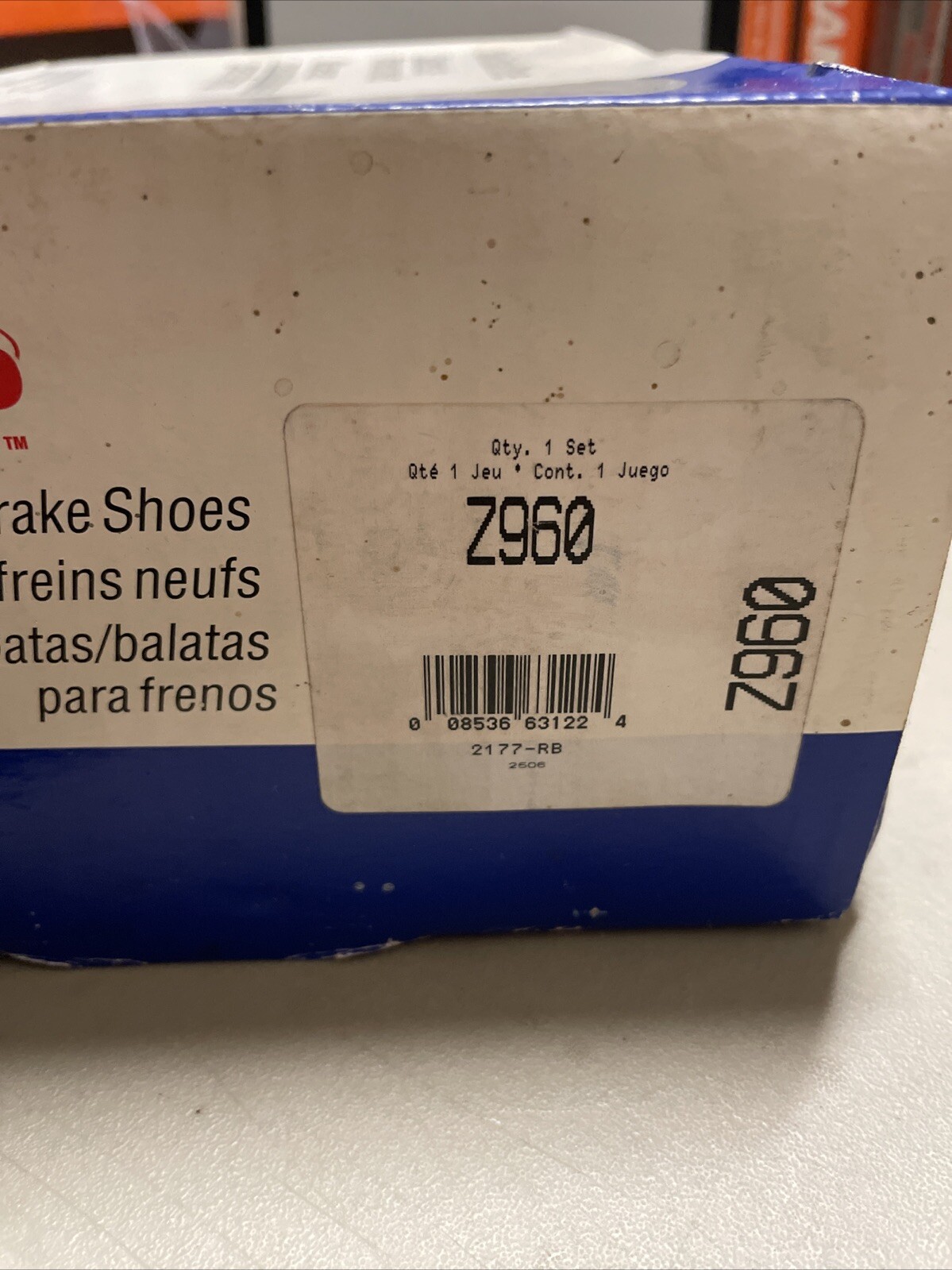 Rr New Brake Shoes Wagner Z960 - Image 3