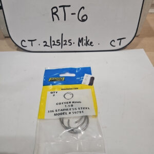 Seachoice Universal 1-1/8" Stainless Steel Cotter Rings 2/Bag MP35545SC