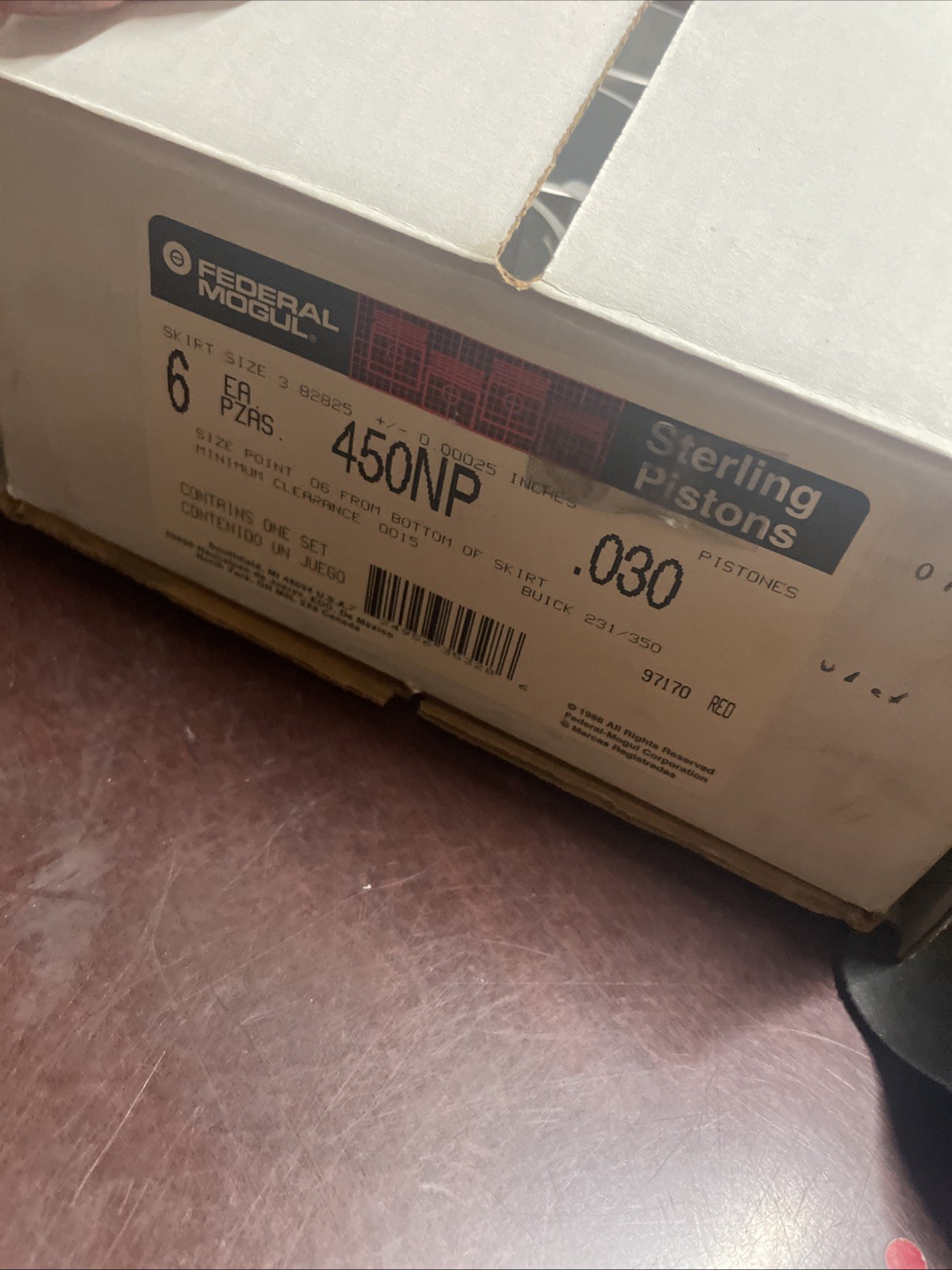 Sealed Power 450NP .030 6 Pc Pistons - Image 5