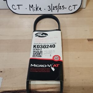 Serpentine Belt 93-94 Cadillac Eldorado Seville Allante DeVille Gates K030240