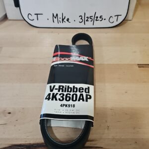 Serpentine Belt-Automotive V-Ribbed Belt Gates Roadmax 4K360AP