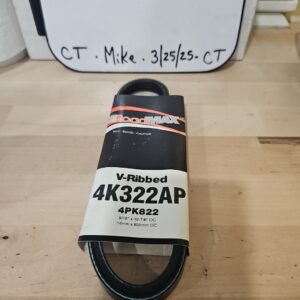 Serpentine Belt-Automotive V-Ribbed Belt Roadmax 4K322AP