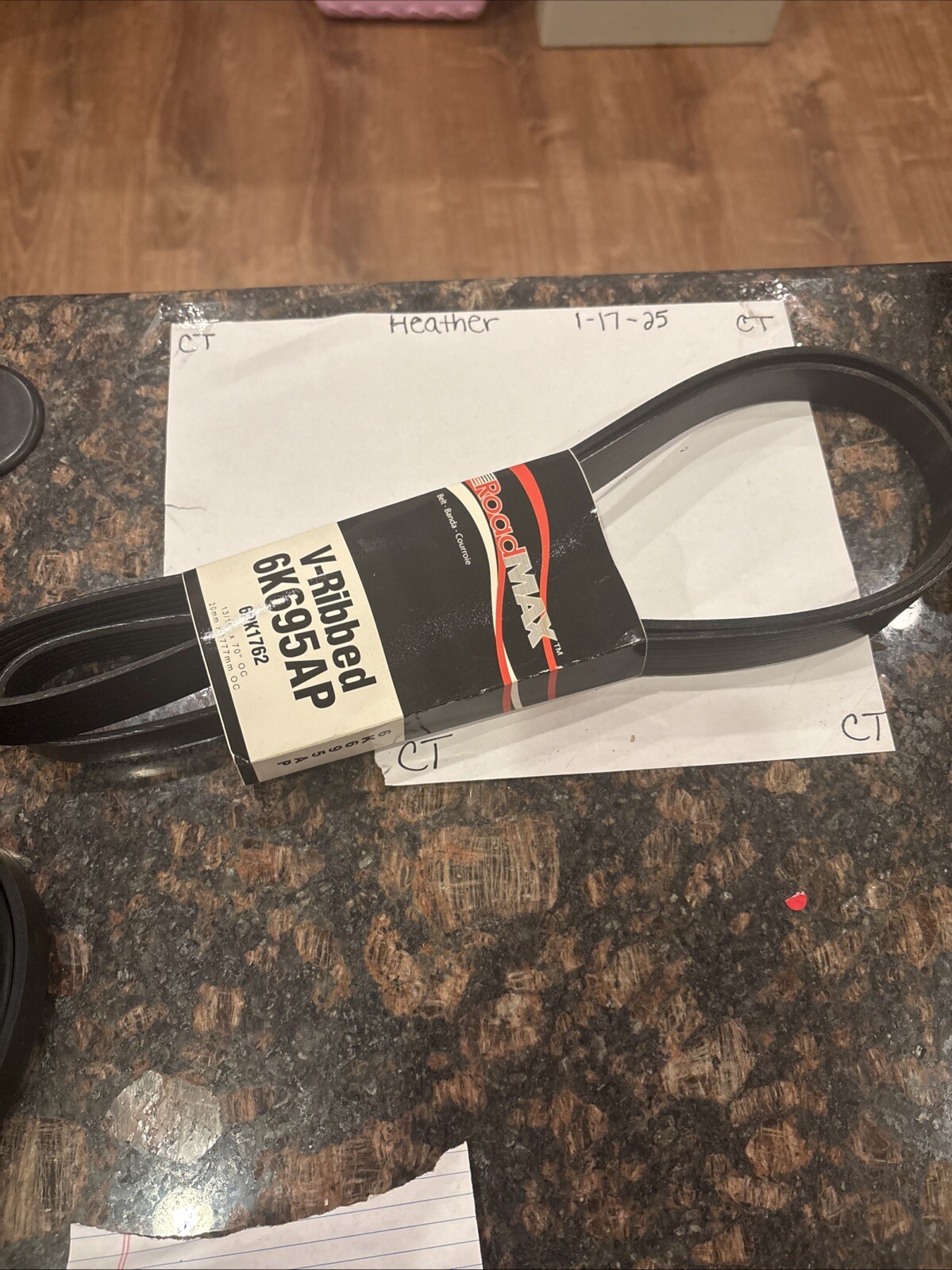 Serpentine Belt-Automotive V-Ribbed Belt(Standard) Roadmax 6K695AP