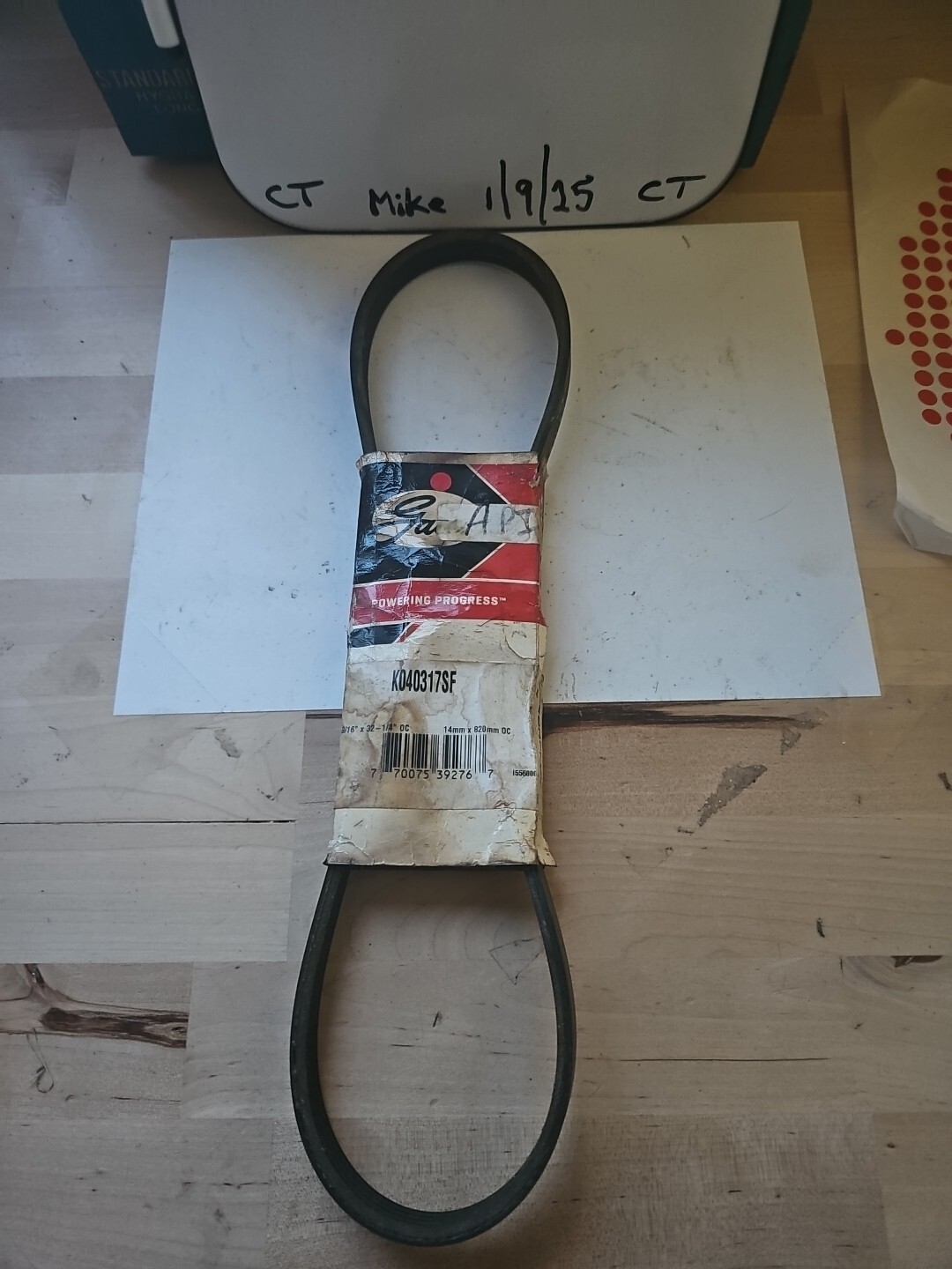 Serpentine Belt Gates K040317SF Micro-V Stretchfit Made in Mexico - Image 3