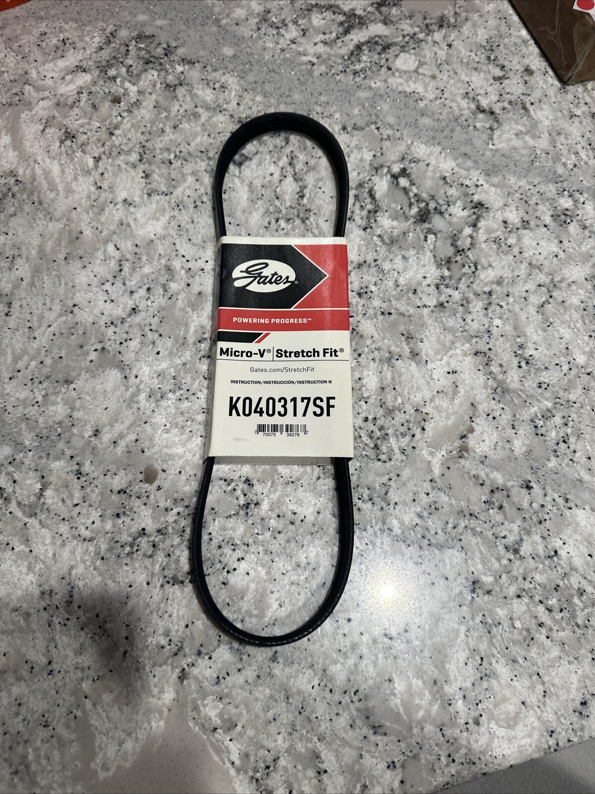 Serpentine Belt Gates K040317SF Micro-V Stretchfit Made in Mexico