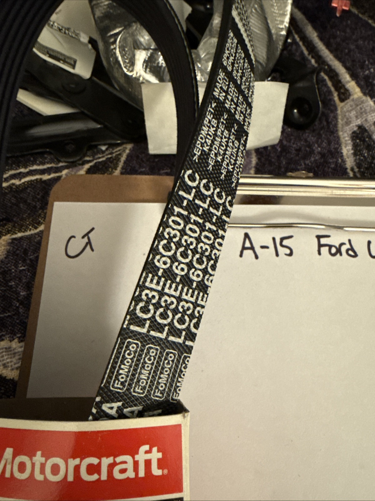 Serpentine Belt Motorcraft JK6-894A - Image 3