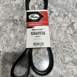 Serpentine Belt-Premium OE Micro-V Belt Gates K060926