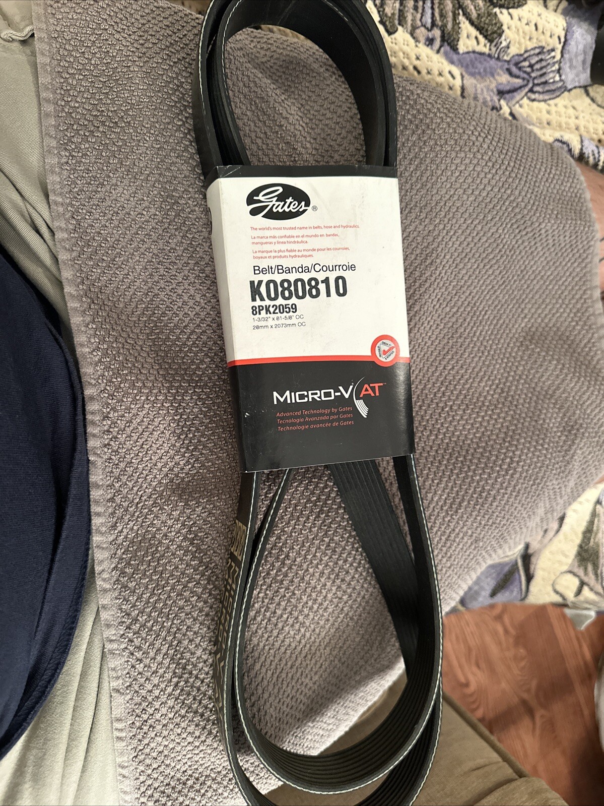 Serpentine Belt-Premium OE Micro-V Belt Gates K080810