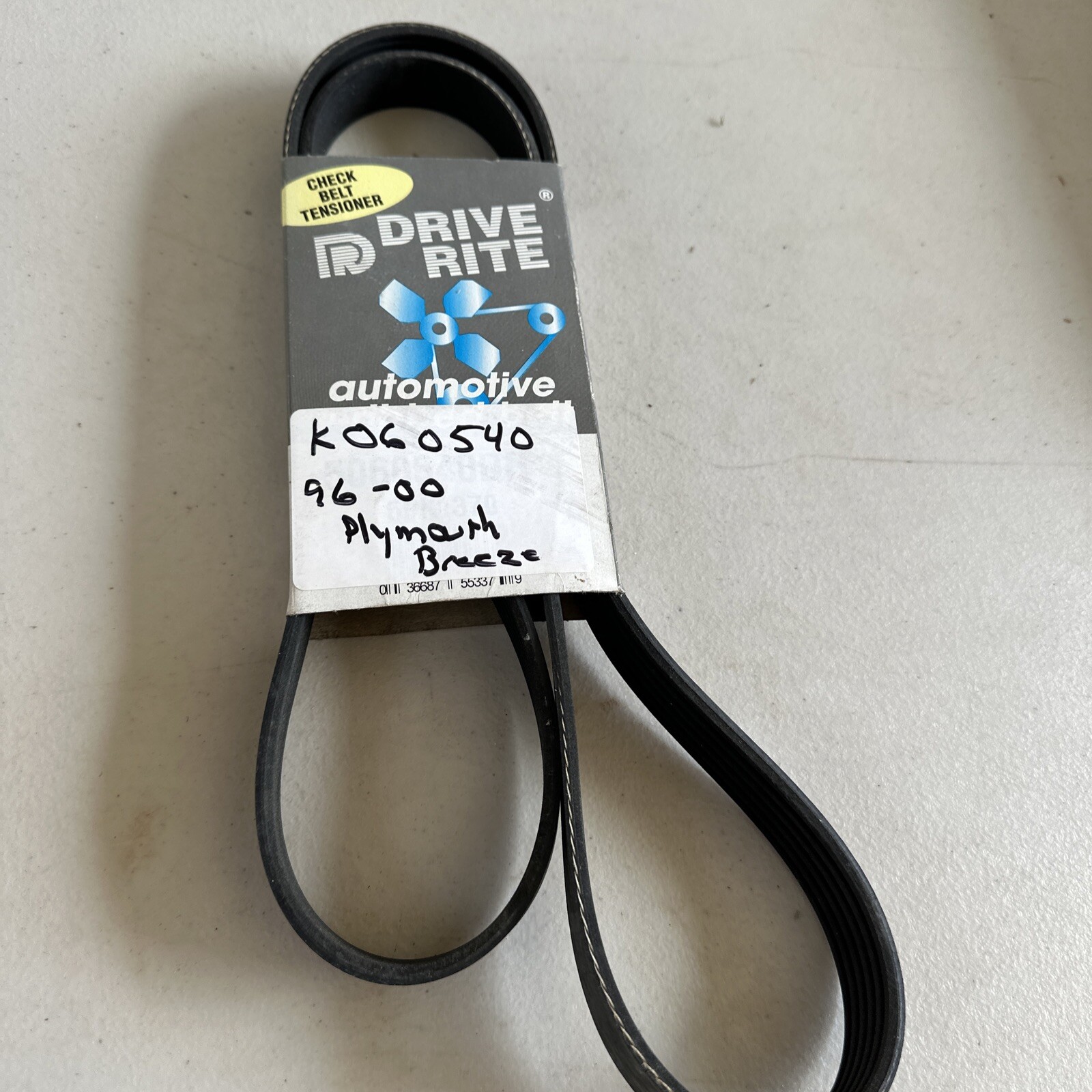 Serpentine Belt-Supercharged Drive-Rite 5060540DR