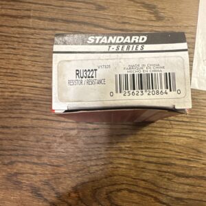 Standard Ignition    Ru 322    Standard Motor Products Ru322 Blower Motor