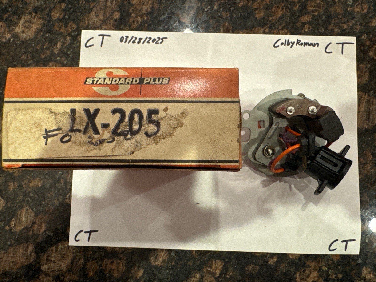Standard Ignition parts LX-205