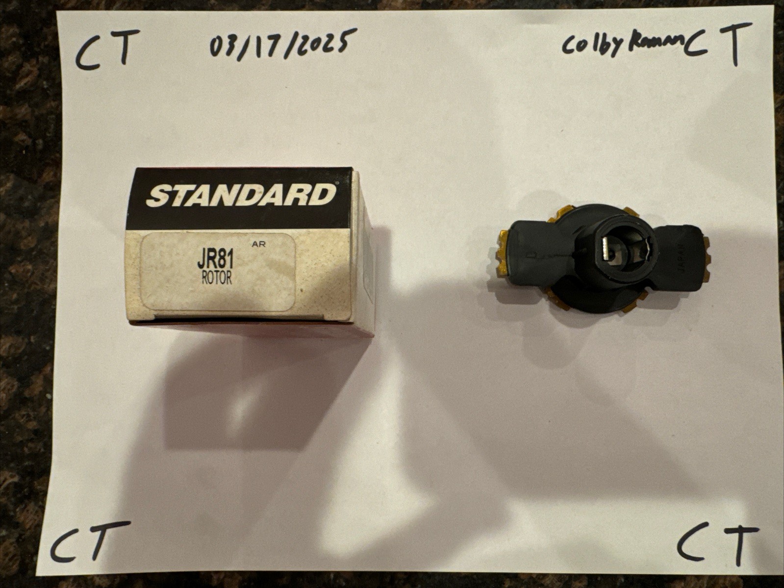 Standard Motor Products Rotor. Part JR81. See pic. - Image 3