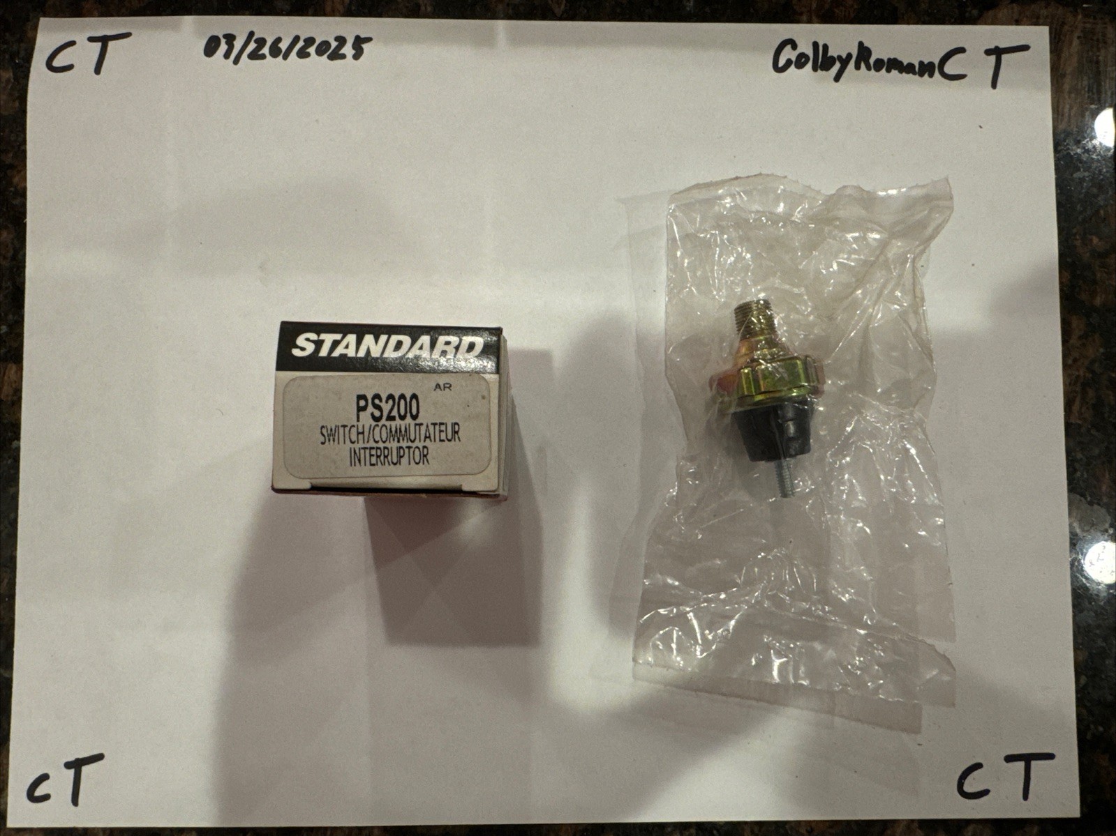 Standard PS200 Engine Oil Pressure Sender for Light fits Honda, Mazda, Subaru - Image 3