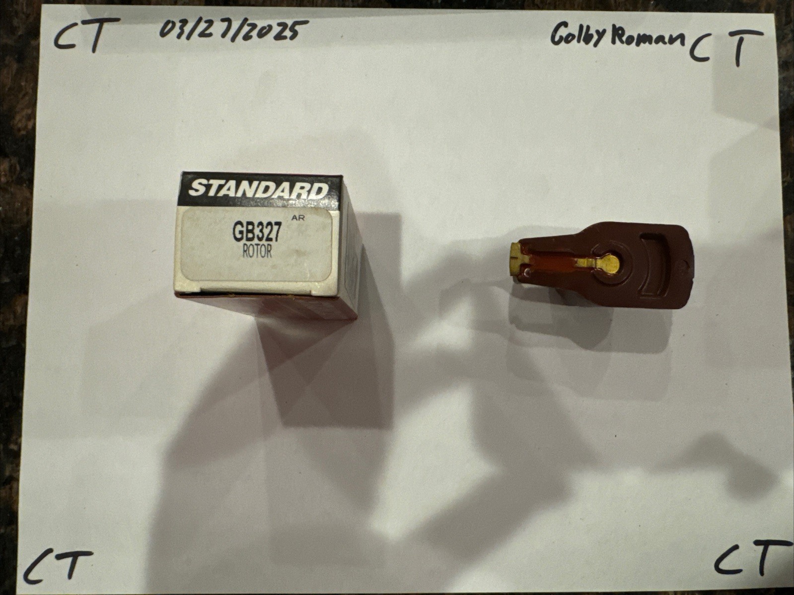 Standard Professional Quality Automotive Parts, Rotor GB327