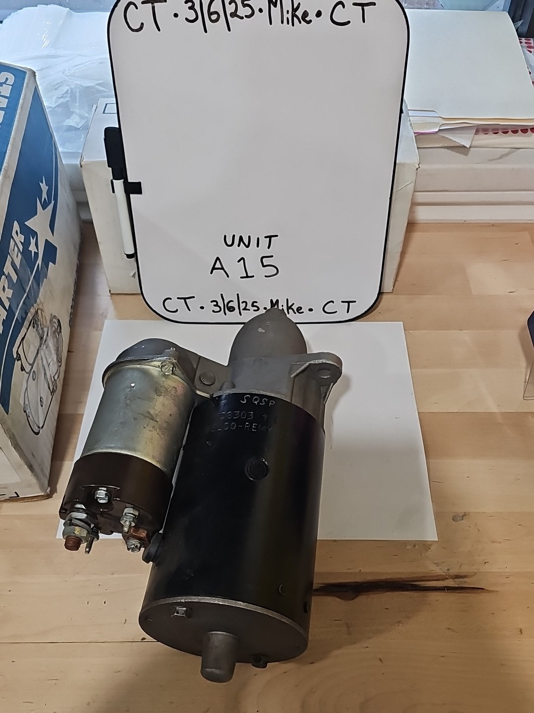 Starter Delco Remy 8MT DD 12V CW 9 TEETH, 1108302, Remanufactured #3674