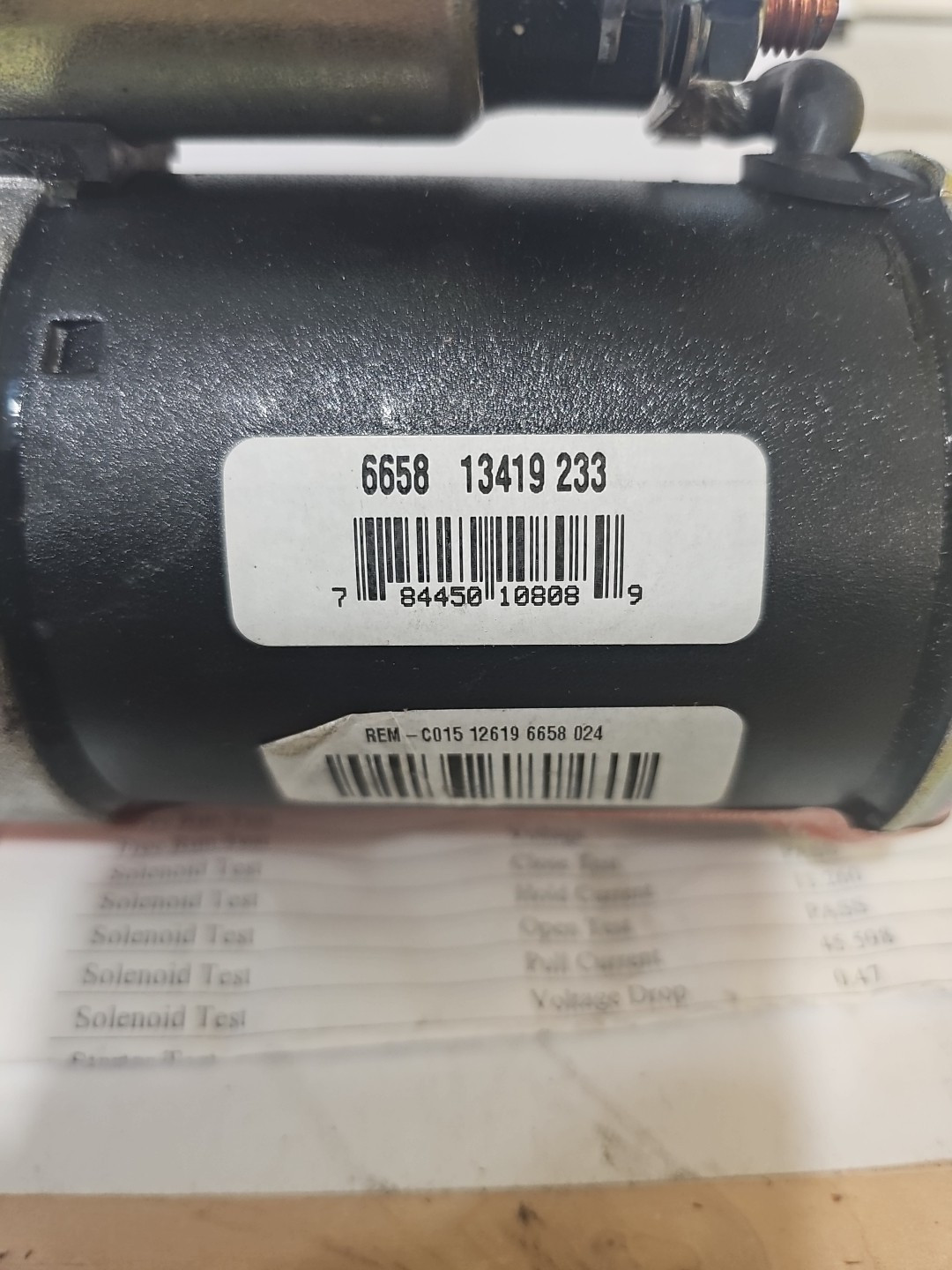 Starter Motor Quality-Built 6658S Reman - Image 5