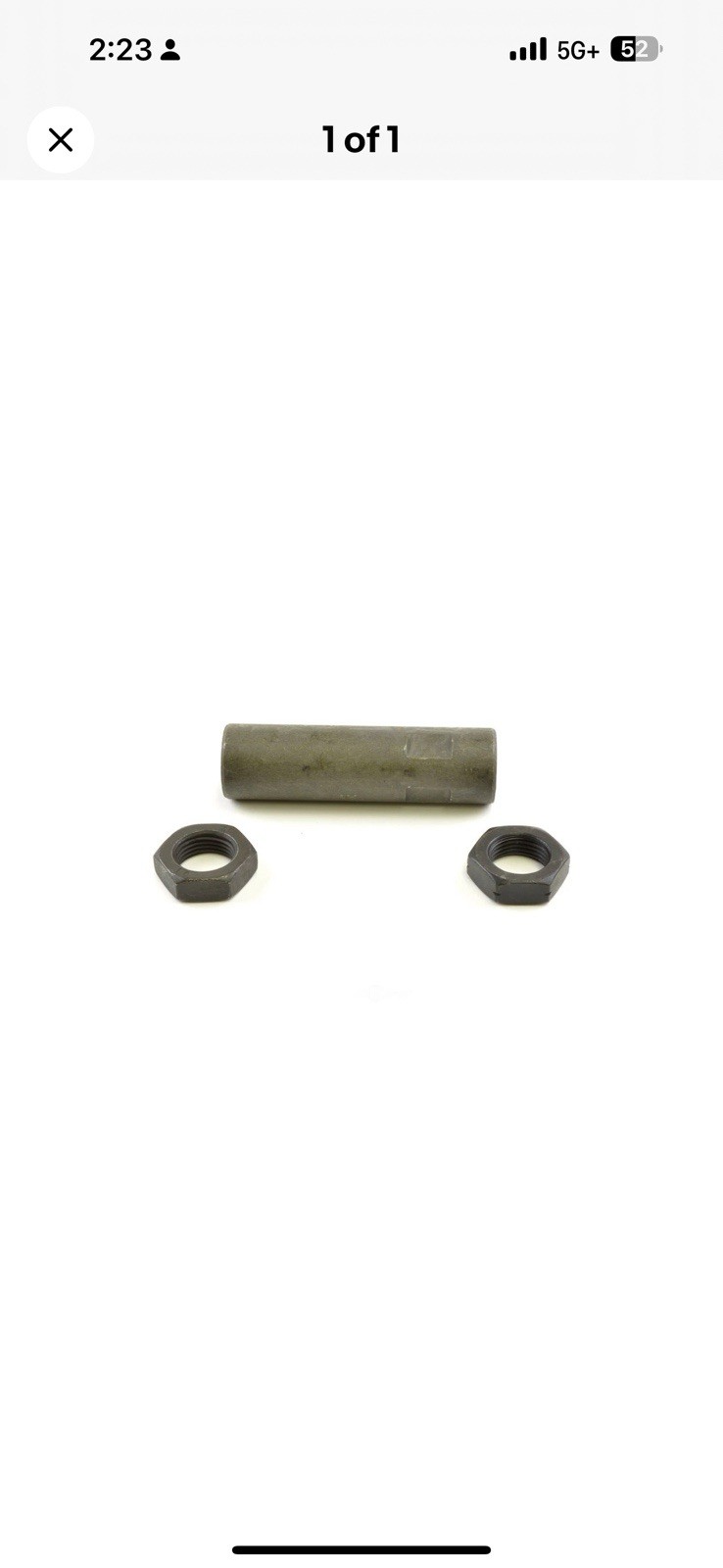 Steering Tie Rod End Adjusting Sleeve XRF ES3201S fits 1993-1997 Dodge Chrysler - Image 3