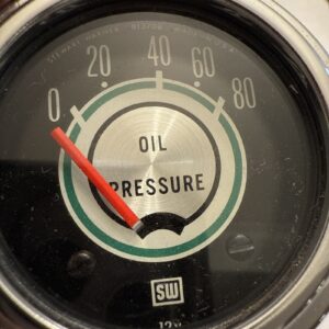 Stewart Warner Oil Pressure Gauge 813708 Nos Vintage Gauge
