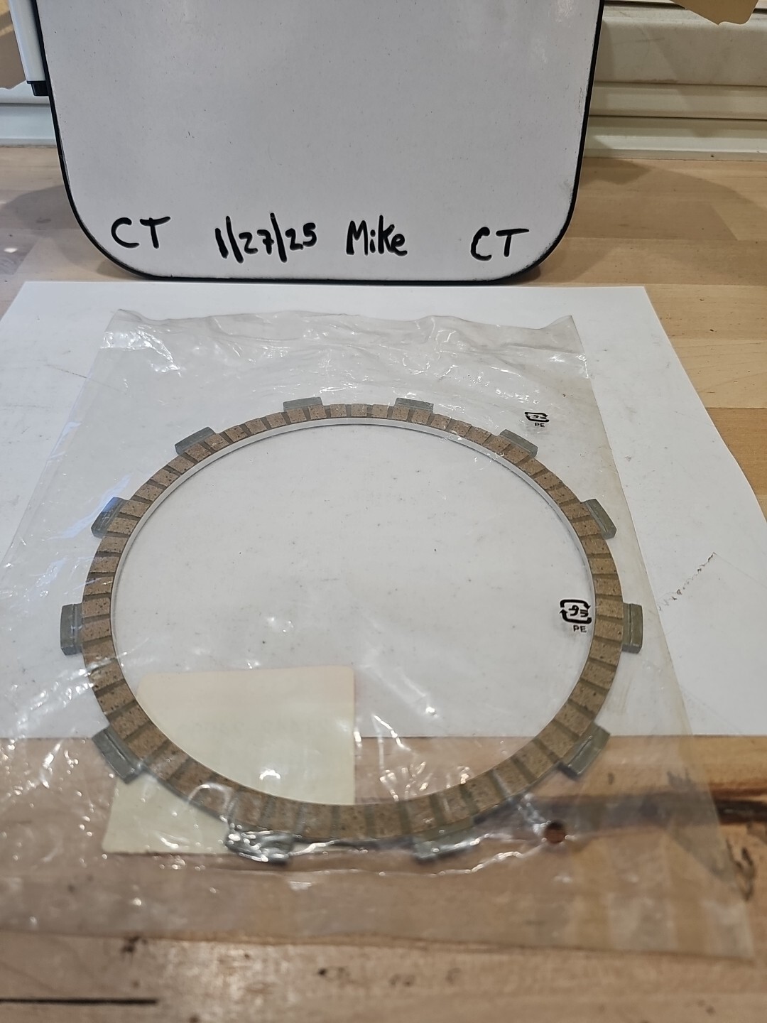 Suzuki OEM Clutch Drive No 3 Plate 1999 GSX1300R HAYABUSA 21442-24F00 - Image 3