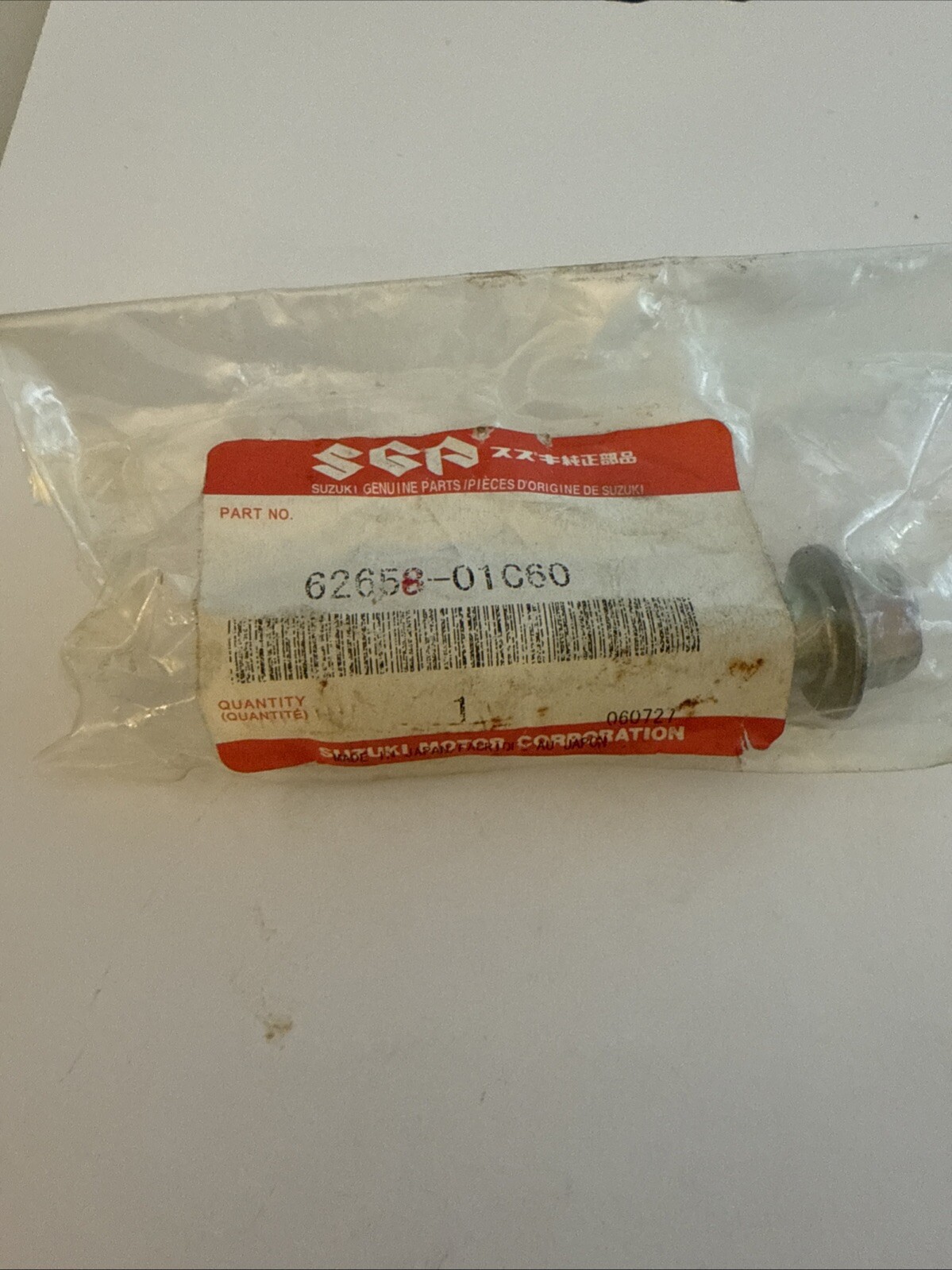 Suzuki OEM Part 62658-01C60 BOLT,RR CUSHION LEVE,FRONT (1 - Image 3