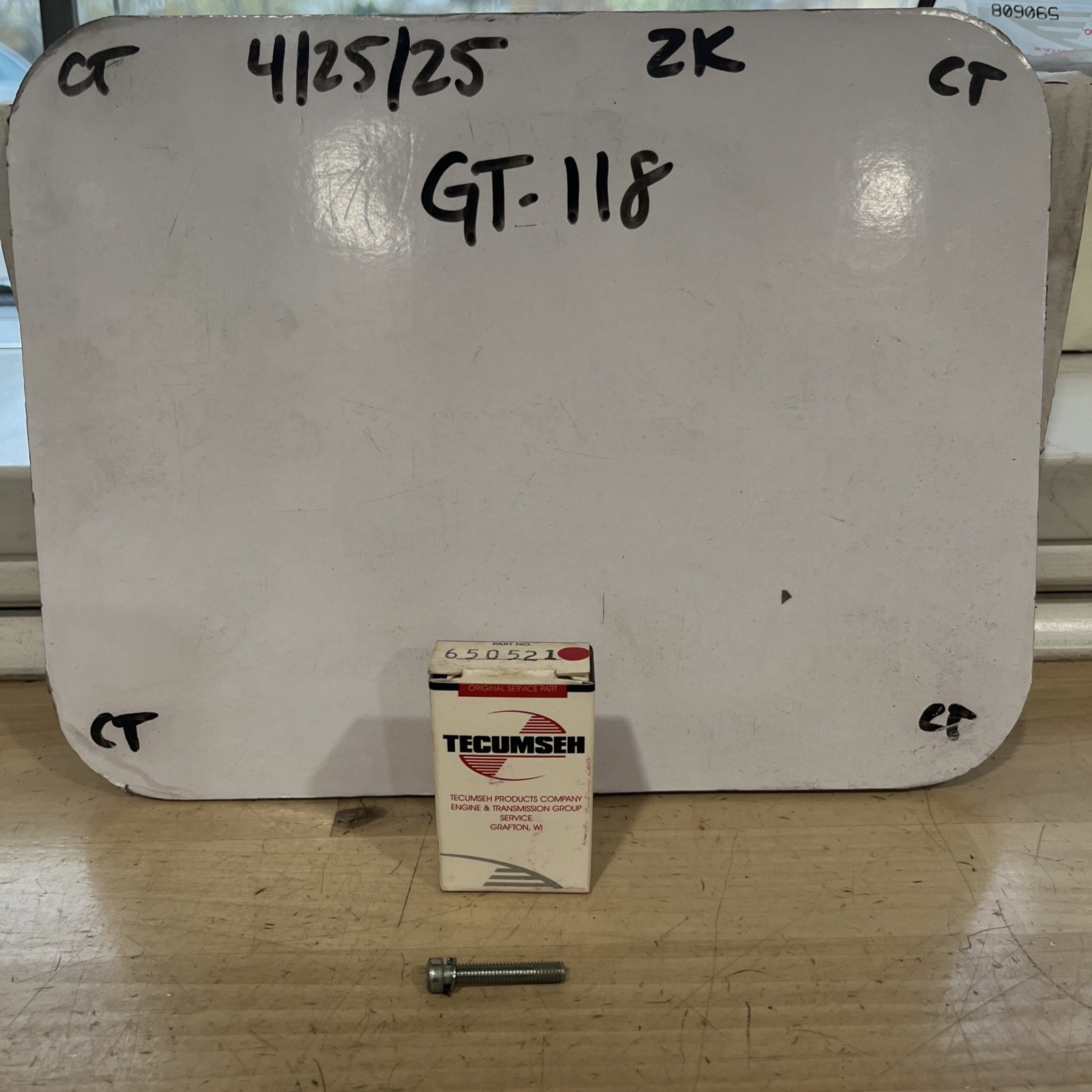 Tecumseh 650521 Engine Stator Mount Screw (Two Diff Box Design, Sold Individual)