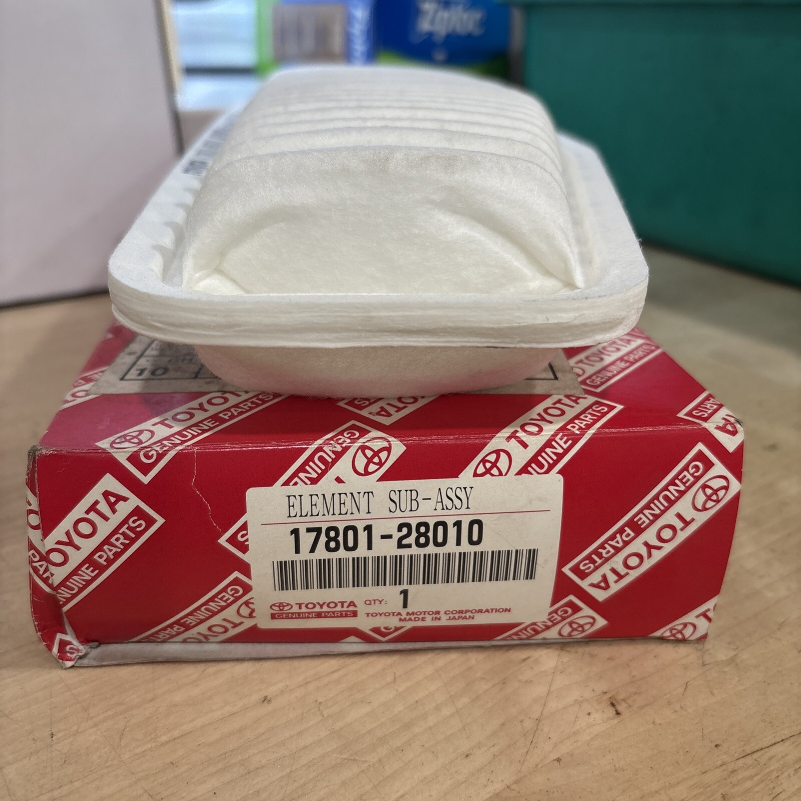 Toyota Element Sub Assy 17801-28010 Air Cleaner Filter (DENSO) - Image 3