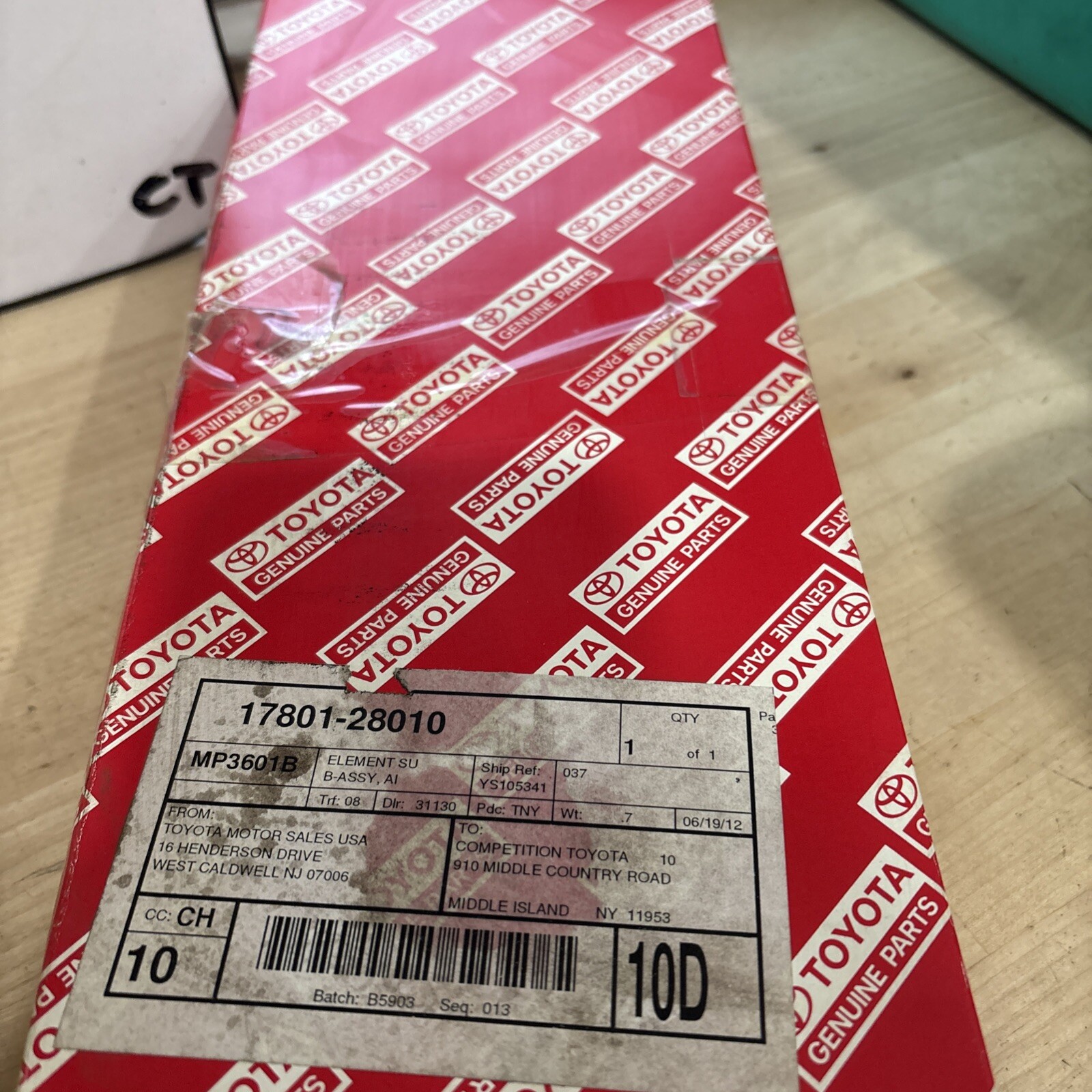 Toyota Element Sub Assy 17801-28010 Air Cleaner Filter (DENSO) - Image 4