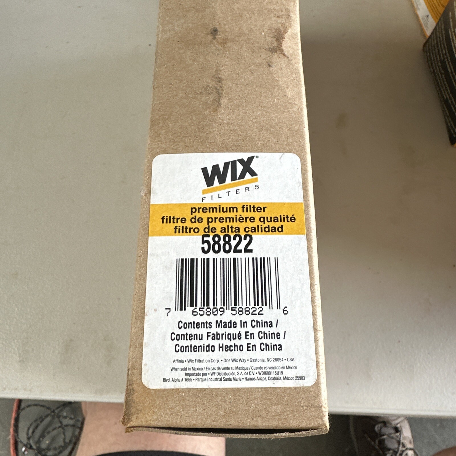 Transmission Filter Kit-VIN: U Wix 58822