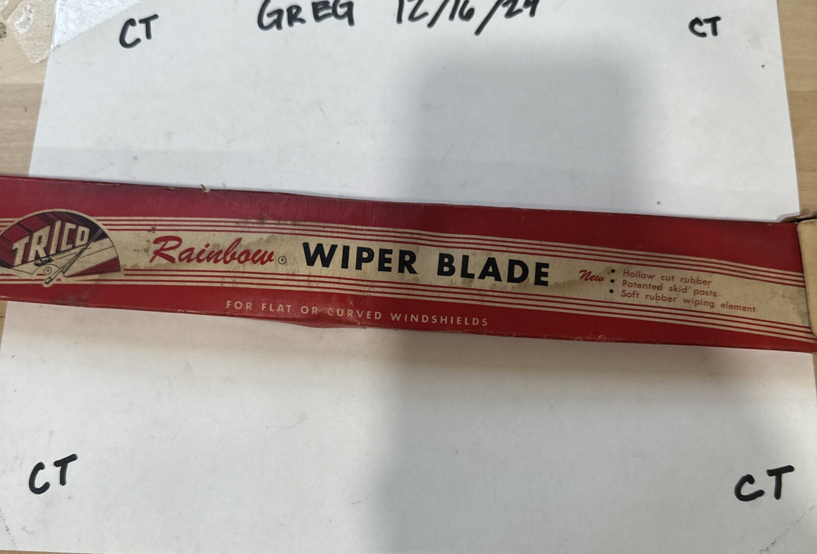 Trico Windshield wiper blade. RB-12 single blade .