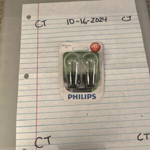 Turn Signal Light Bulb-LongerLife - Twin Blister Pack Philips 3457LLB2