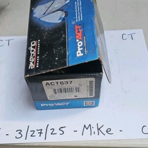 USA Akebono ACT637 Akebono ProACT Ultra Premium Front Ceramic Disc Brake Pad Set