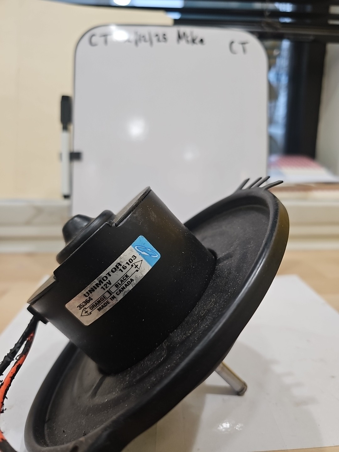 Unimotor blower motor 35364 12v 16103 New Out Of Packaging - Image 3