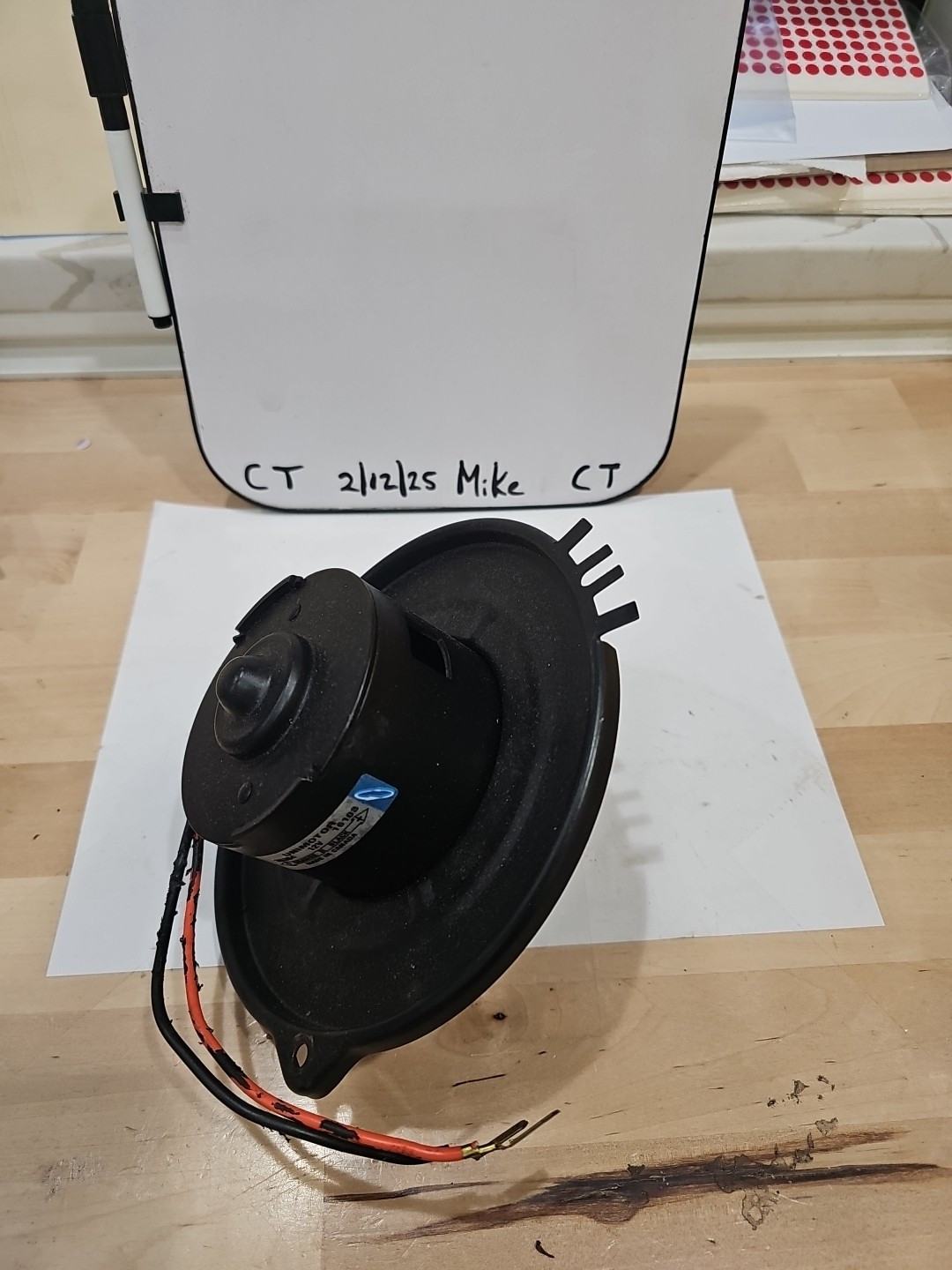 Unimotor blower motor 35364 12v 16103 New Out Of Packaging