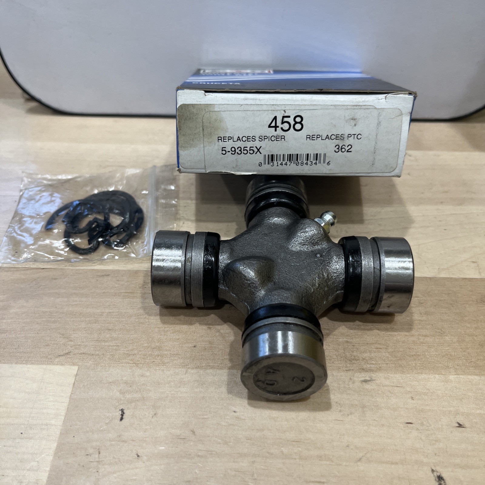 Universal Joint PTC PT458 - Replaces 362 & Spicer 5-9355X - Image 3