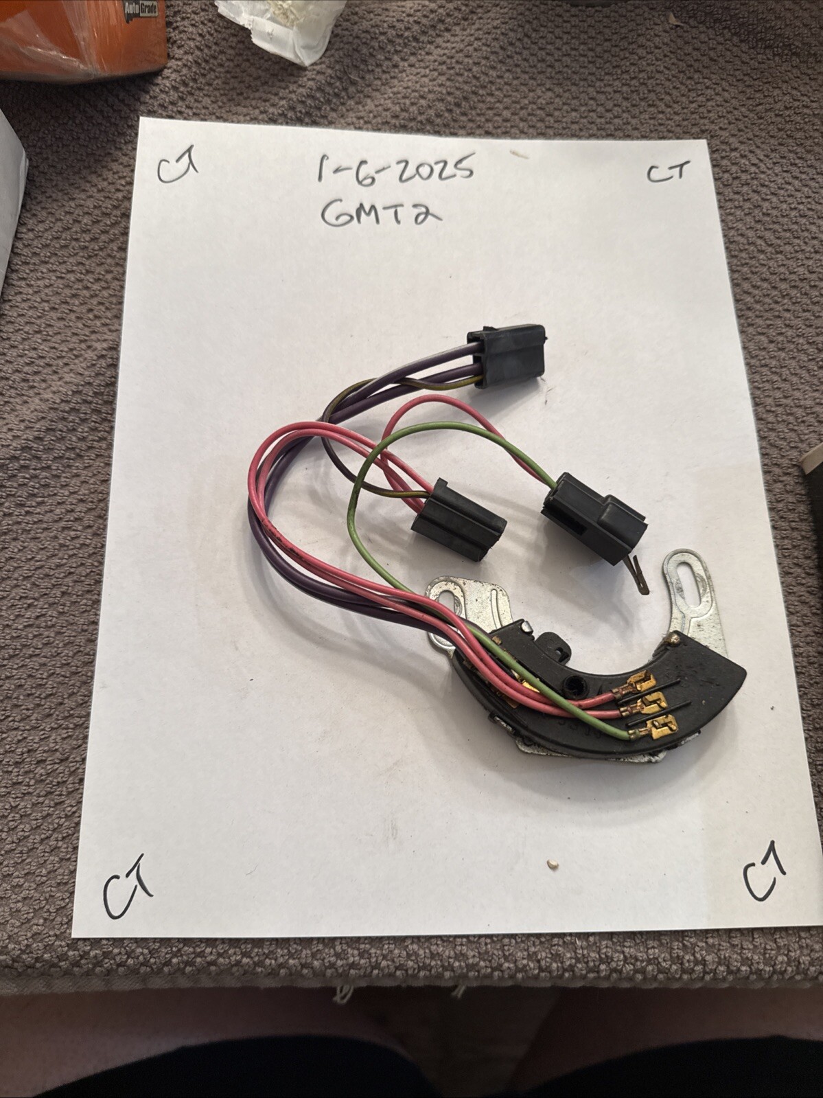 Used 1976 -1982 Corvette Neutral Safety/ Back Up Light Switch Auto Trans 470108