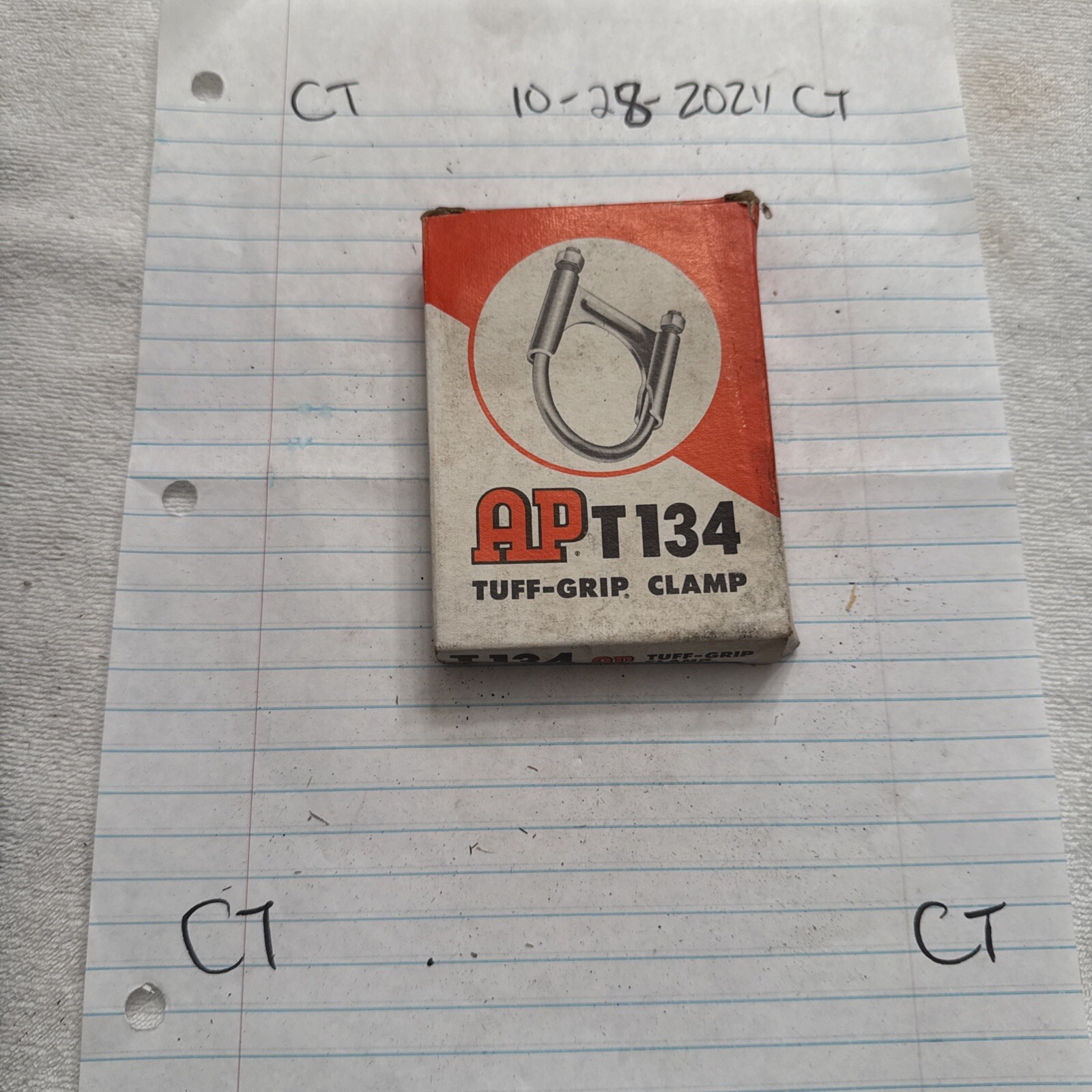 Vintage AP T134 Tuff-Grip 1.75" Clamp 57468