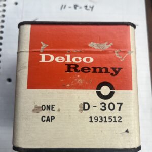 Vintage NOS Delco Remy D-307 6 Cyl Distributor Cap GM 1931512 - Sealed Org Box