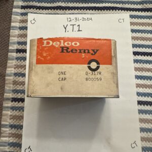 Vintage NOS Delco Remy D-317R distributor cap Genuine GM 800059