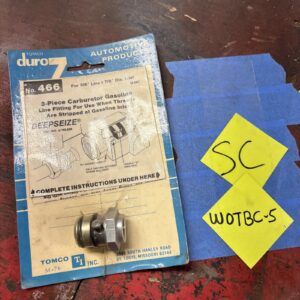 Vintage NOS Tomco 466 DeepSeize Carburetor Inlet Repair Fitting 3/8" x 7/8"